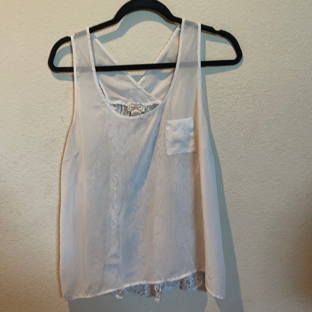 Transparent tank top